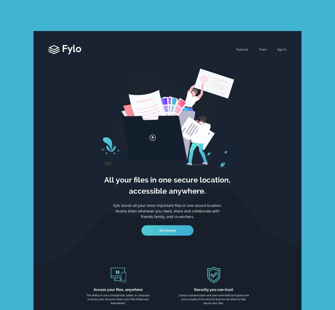 foto de um projeto front end