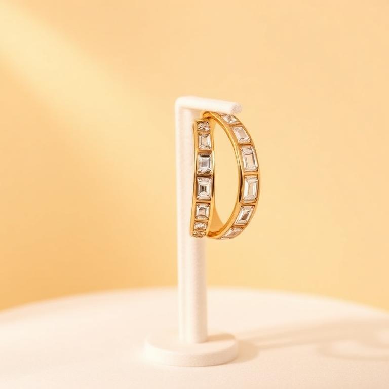 Aretes Ear Cuff Baguette