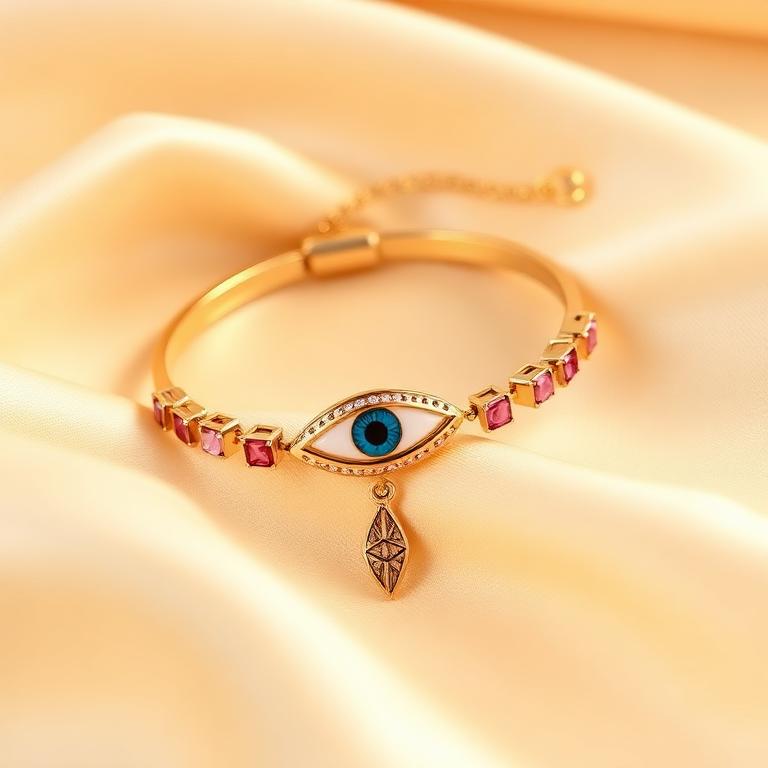 Pulsera Evil Eye Rosa